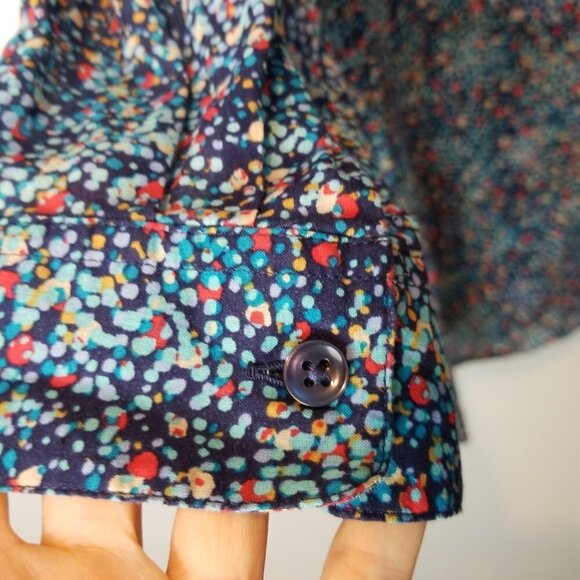 COLDWATER CREEK no iron confetti button down - Picture 6 of 7